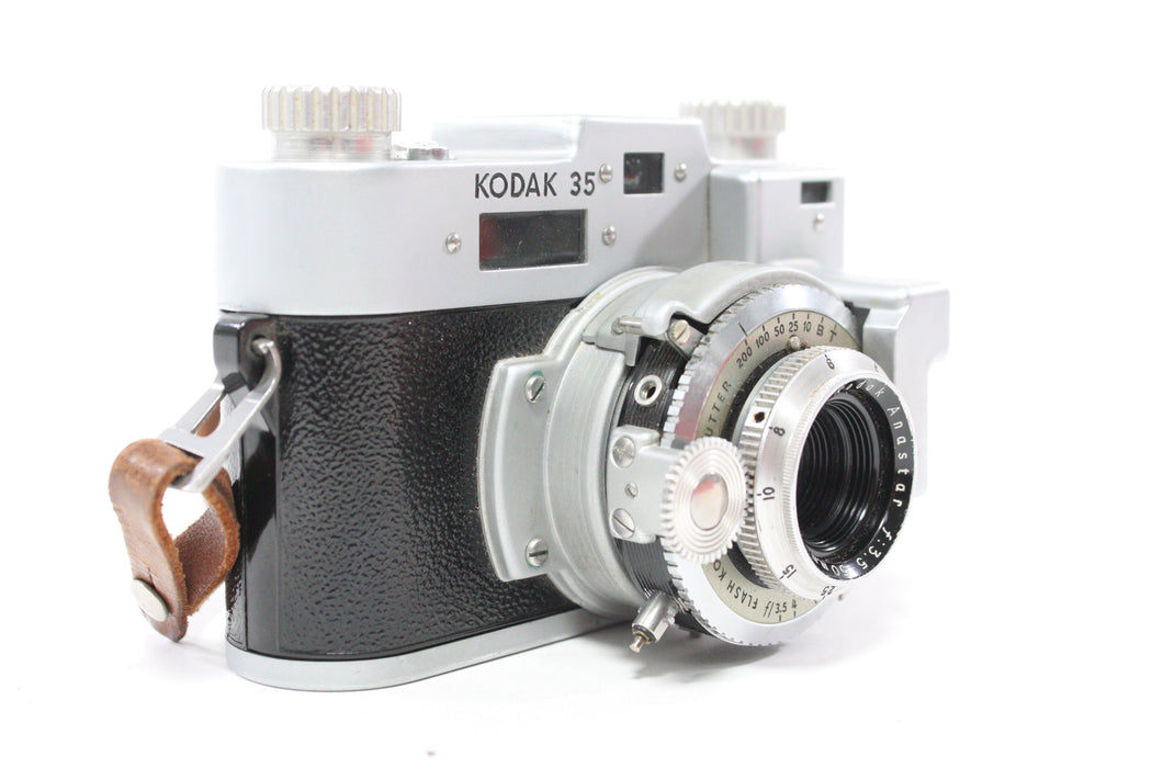 Kodak 35 Rangefinder 35mm Camera with Kodak Anastar 50mm f/3.5 Lens AS-IS