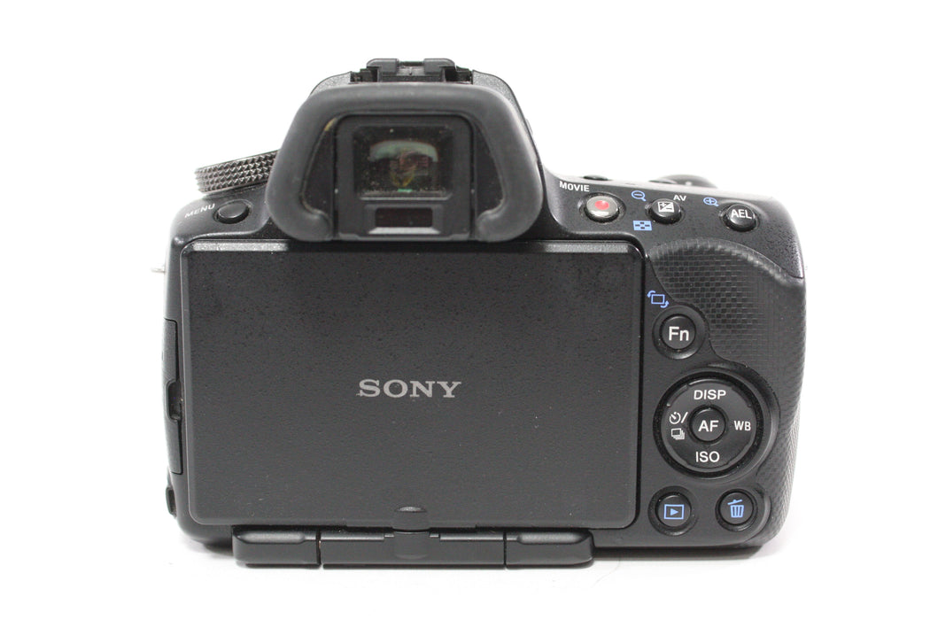 Sony a55 DSLR Camera with Sony 18-55mm f/3.5-5.6 DT SAM Lens with Shutter Count 49,764
