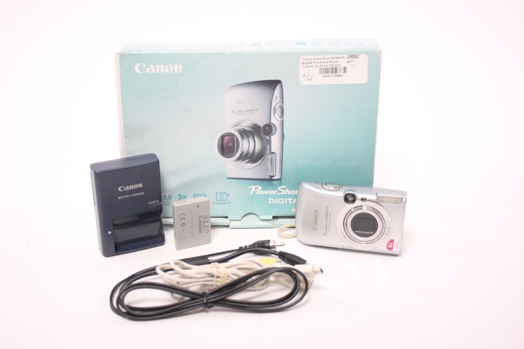 Canon PowerShot SD890 IS Digital Point-and-Shoot Camera 5x Zoom 10.0mp