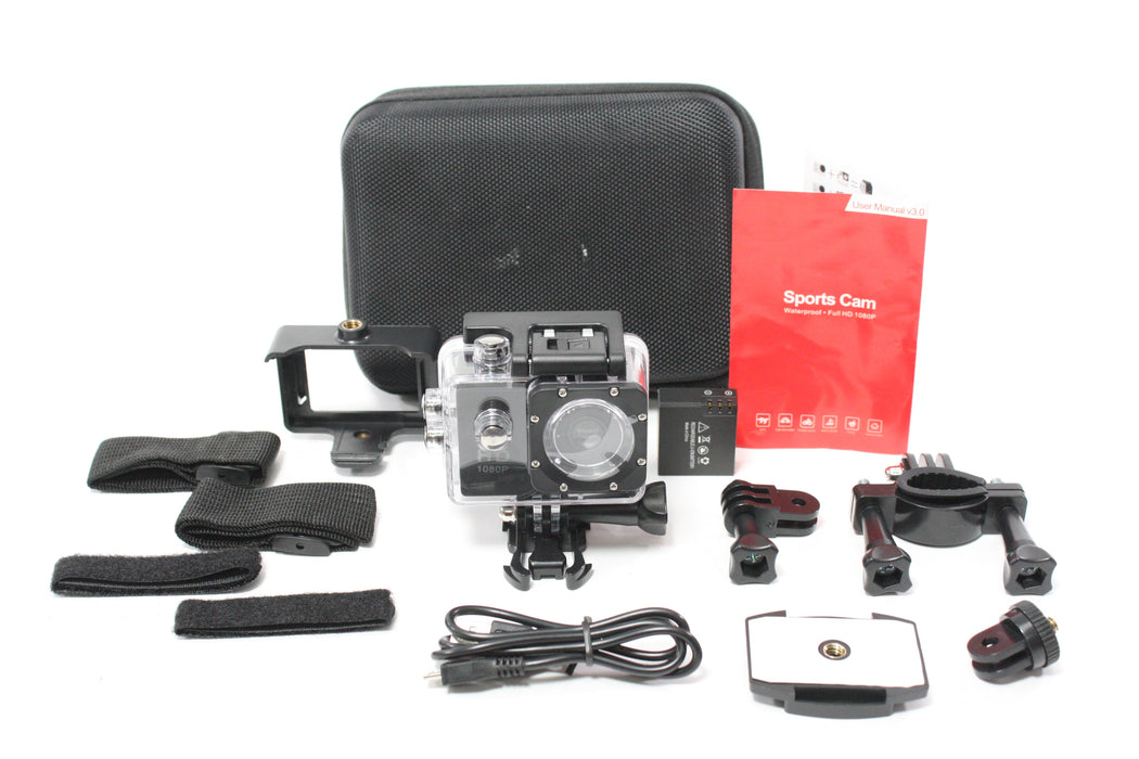 Sports Action Camera 1080P Kit