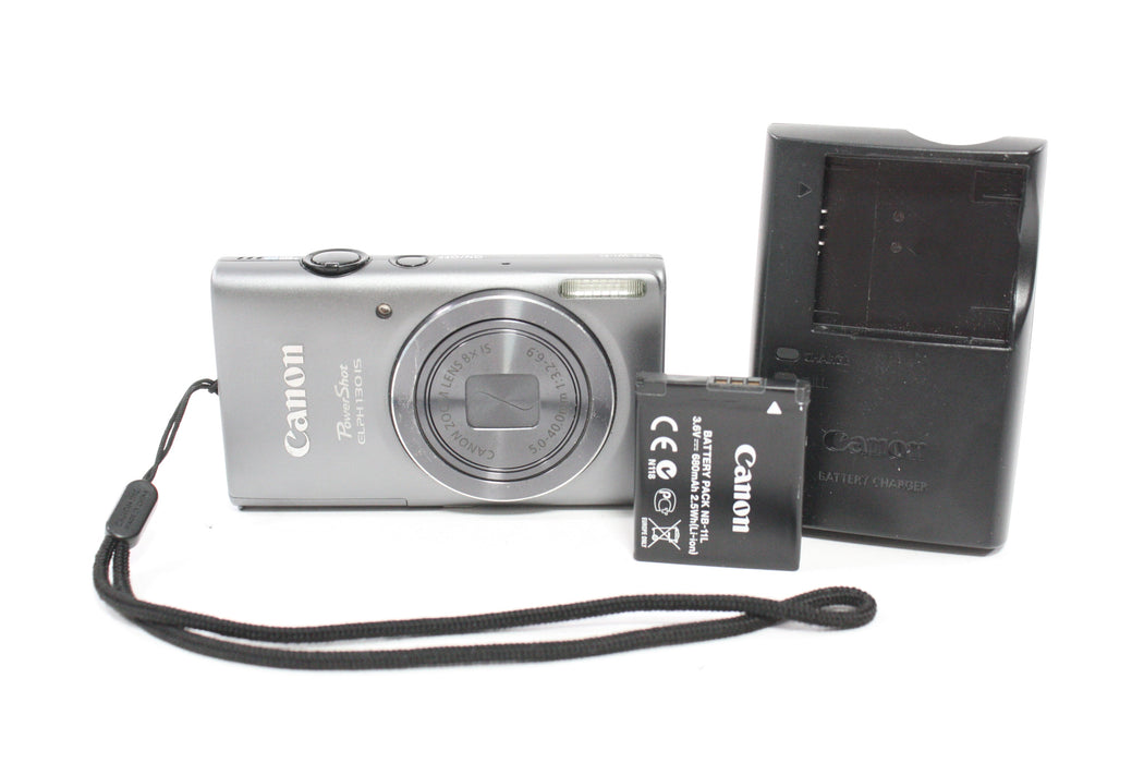 Canon PowerShot ELPH 130 IS Digital Point and Shoot Camera 8x Zoom 16mp