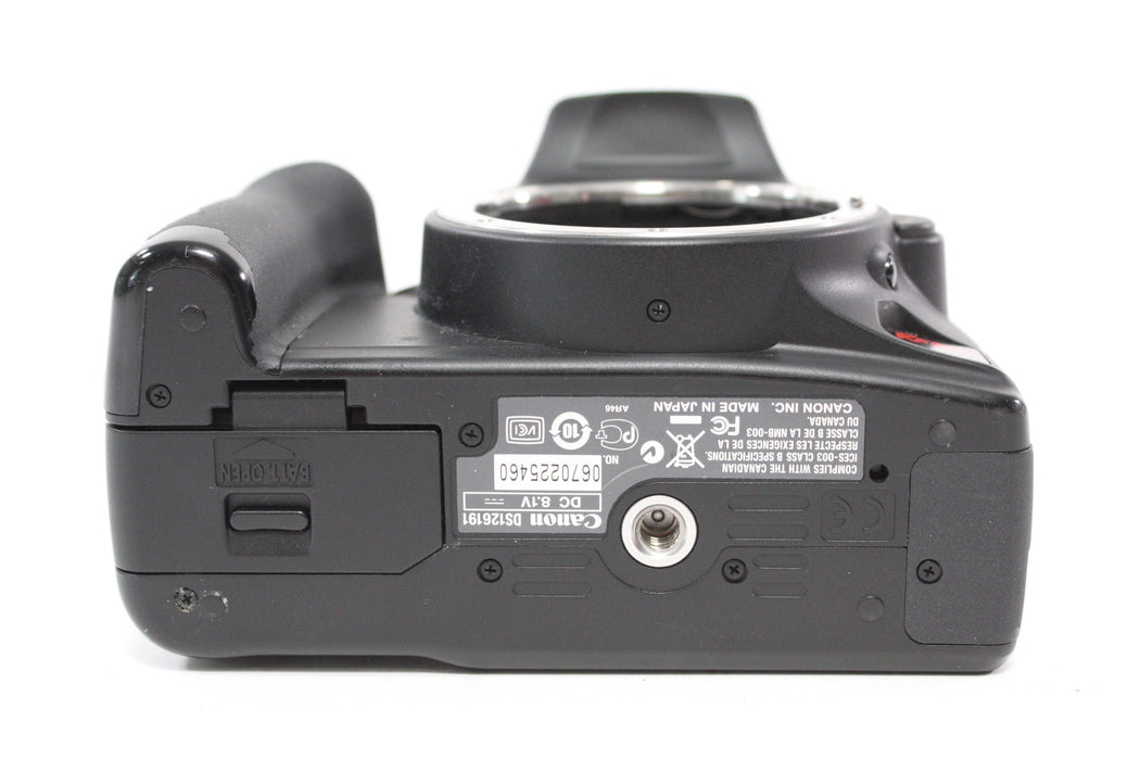 Canon EOS Rebel XS DSLR Camera with 18-5mm f/3.5-5.6 IS II Lens with Shutter Count 2,530