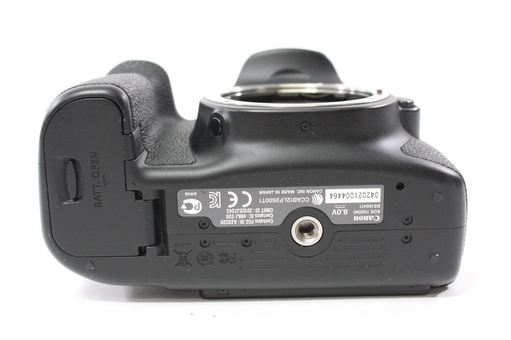 Canon 70D DSLR Camera Body with Shutter Count 39,120 AS-IS