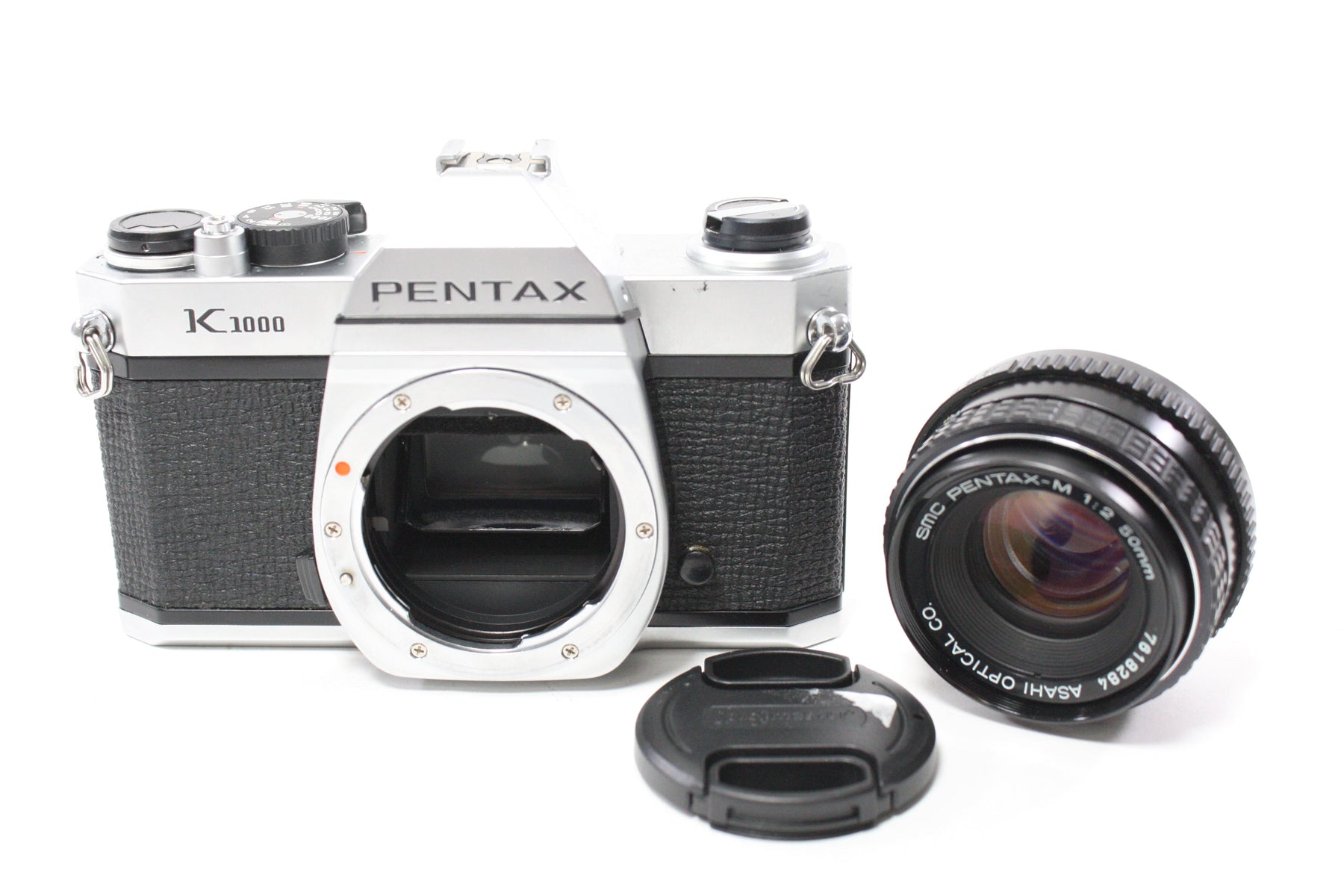 Pentax K1000 35mm SLR Camera with 50mm f/2 SMC Pentax-M Lens