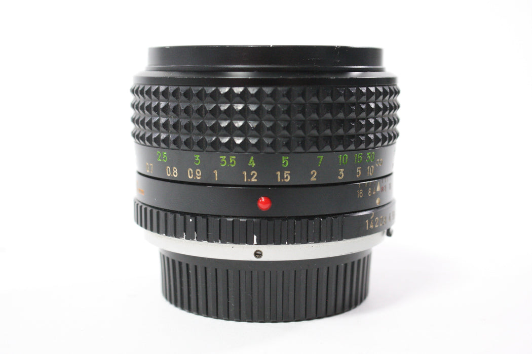 Minolta 50mm f/1.4 Rokkor-X Lens for MD Mount