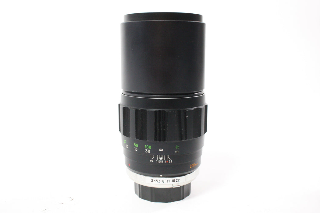 Minolta 200mm f/3.5 MC Tele Rokkor-QF Lens for MD Mount