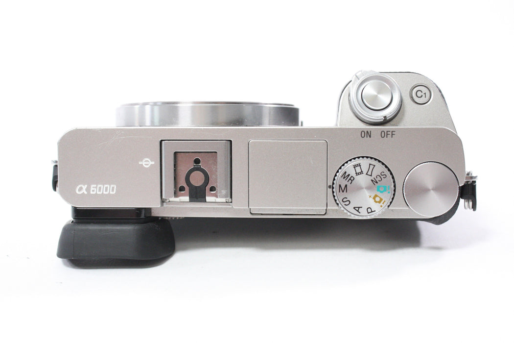 Sony a6000 Digital Mirrorless Camera with 16-50mm f/3.5-5.6 PZ OSS Lens with Shutter Count 13,315