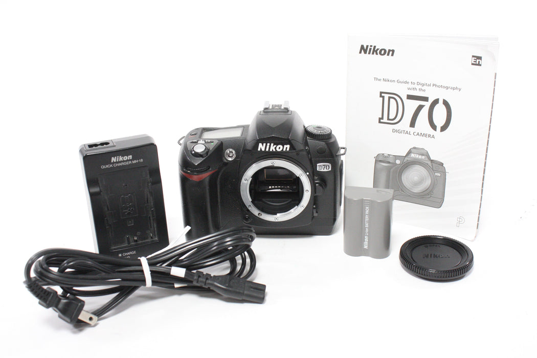 Nikon D70 DSLR Camera Body with Shutter Count 12,415