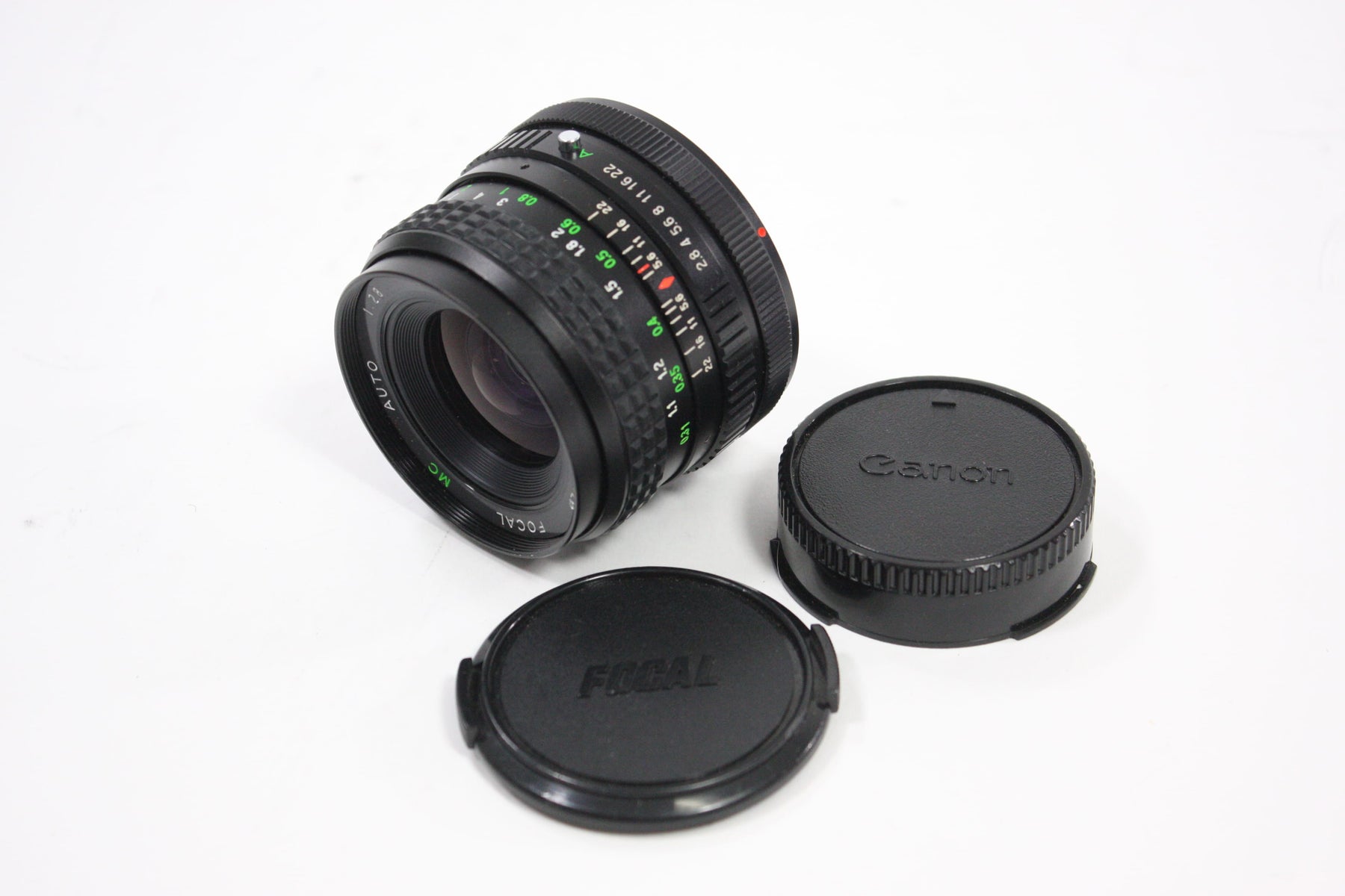 Focal 28mm f/2.8 MC Auto Lens for Canon FD Mount