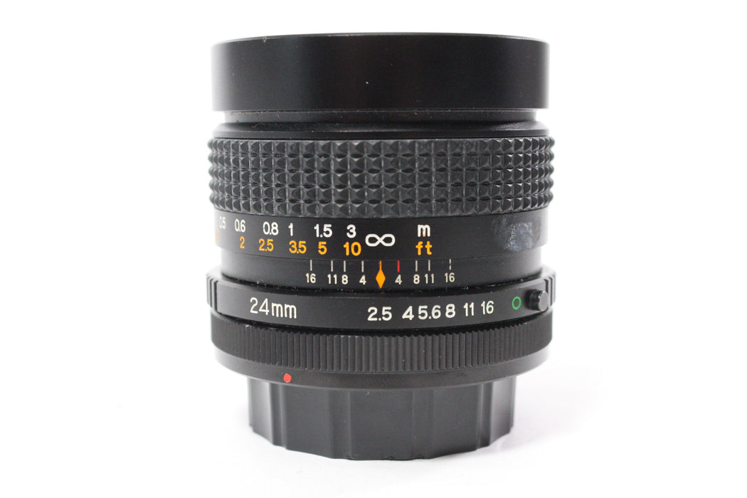 Quantaray 24mm f/2.5 MC Wide-Auto Lens for Canon FD Mount