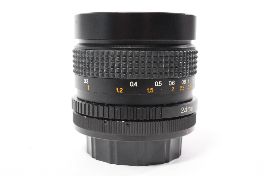 Quantaray 24mm f/2.5 MC Wide-Auto Lens for Canon FD Mount