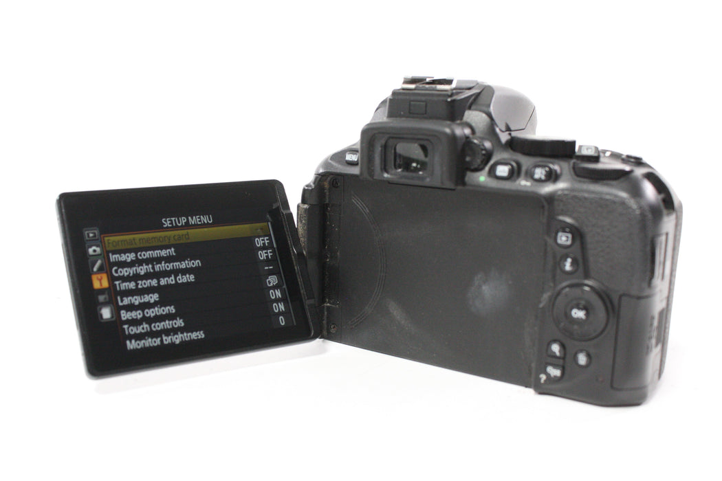Nikon D5600 DSLR Camera Body with Shutter Count 28,592