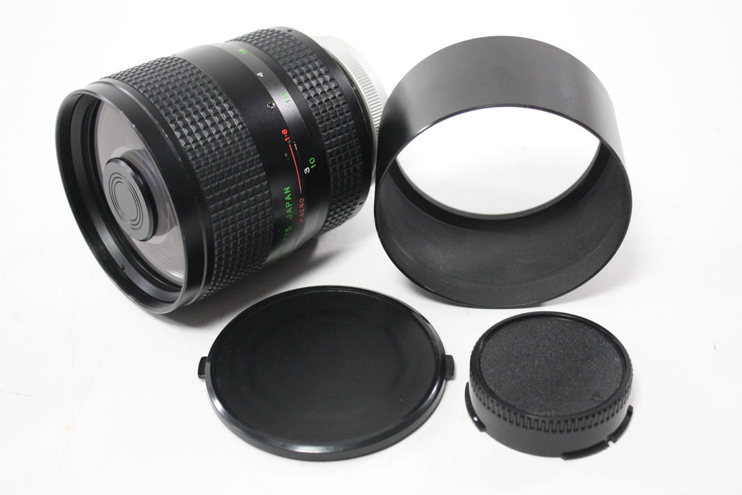 Quantaray 500mm f/8 Mirror Lens for Canon FD Mount