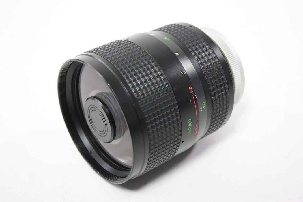 Quantaray 500mm f/8 Mirror Lens for Canon FD Mount