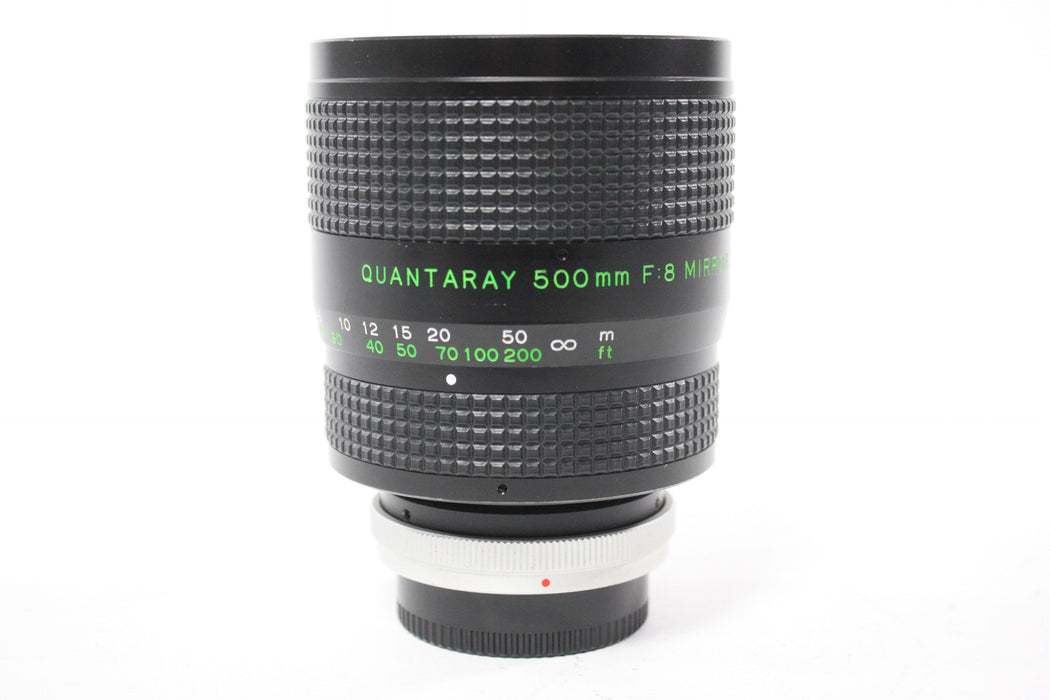 Quantaray 500mm f/8 Mirror Lens for Canon FD Mount