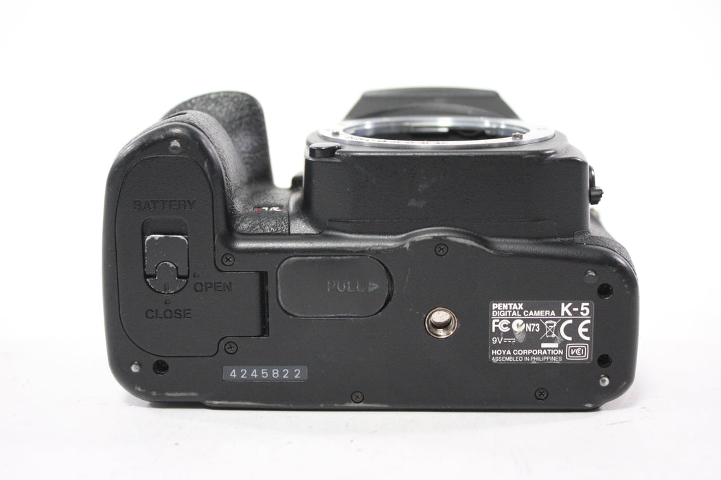 Pentax K-5 DSLR Camera Body with a Shutter Count of 46,174