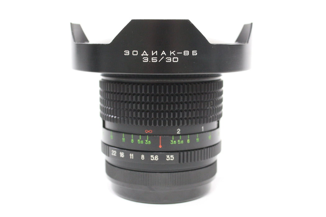 Zodiak 8B 30mm f/3.5 Fish Eye Lens for Pentacon Six Mount