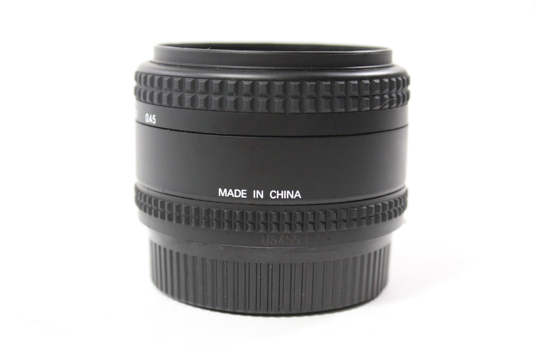 Nikon 50mm f/1.8 AF Nikkor Lens for F Mount