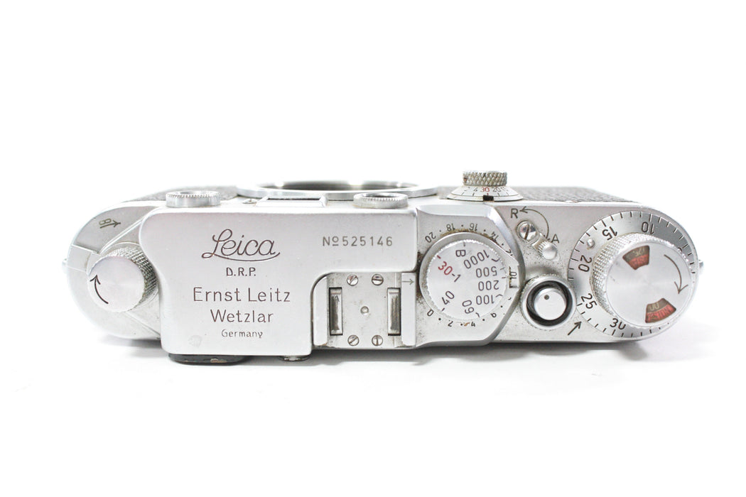 Leica IIIf Red Dial 35mm Rangefinder Camera Body AS-IS