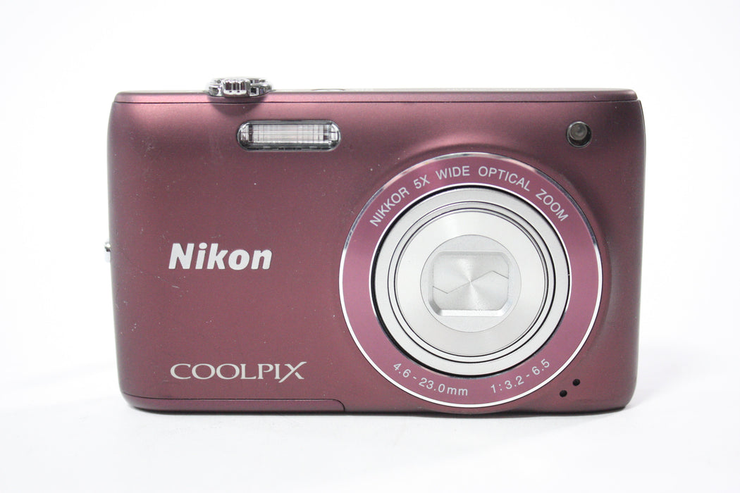Nikon Coolpix S4100 Digital Point and Shoot Camera 5x Zoom 14mp, Plum (Parts Only)