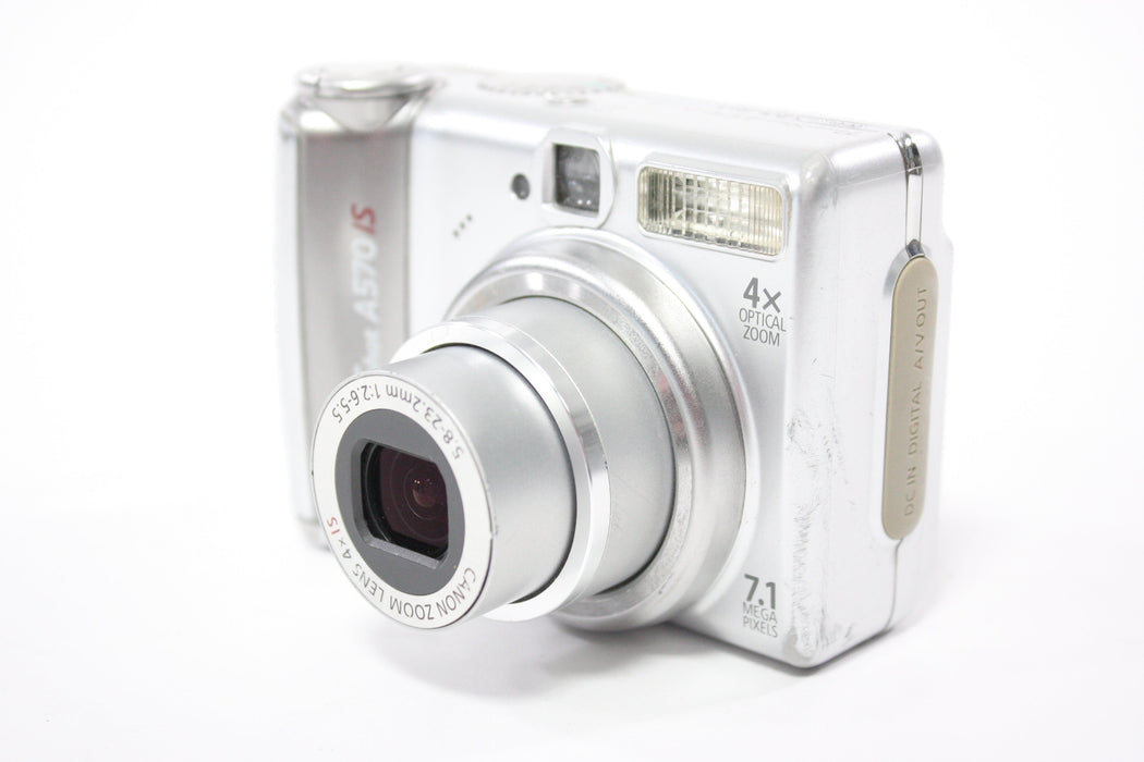 Canon PowerShot A570IS Digital Point and Shoot Camera 4x Zoom 7.1mp