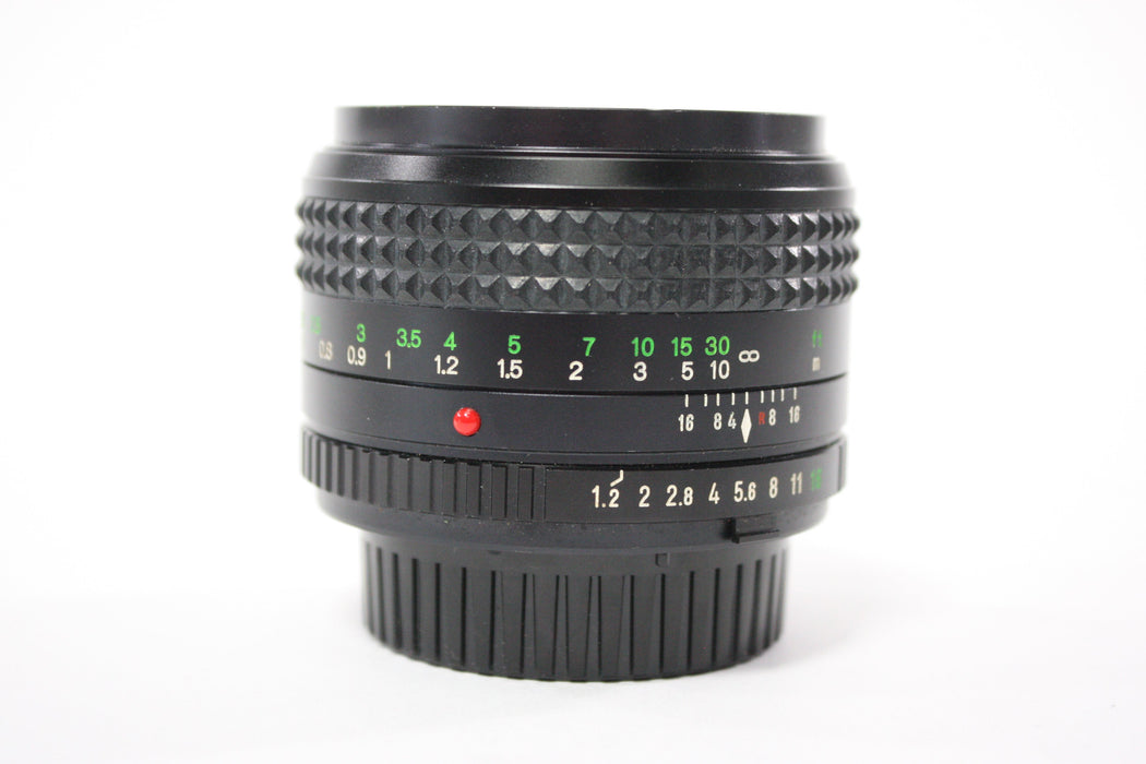 Minolta 50mm f/1.2 MD Rokkor-X Lens for Minolta MD Mount