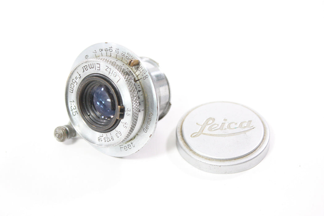 Leica 5cm f/3.5 Leitz Elmar Lens for M39 Mount AS-IS