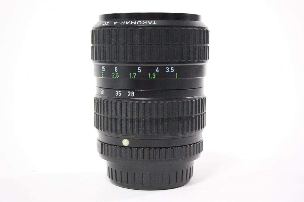 Pentax 28-80mm f/3.5-4.5 Takumar-A Zoom Lens for PK Mount
