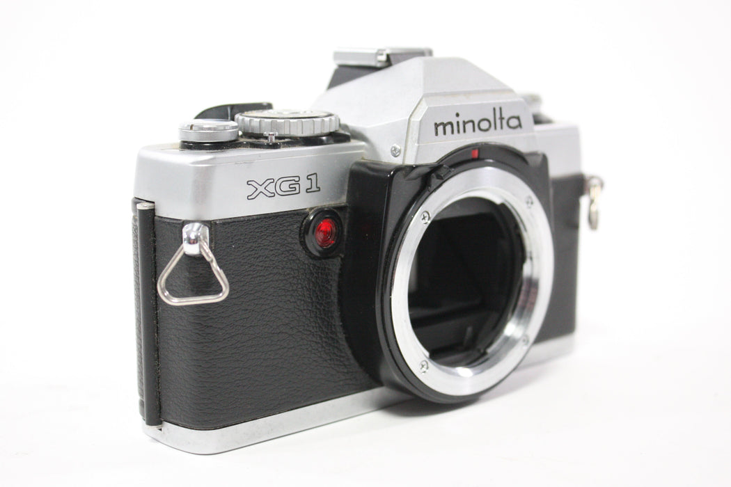Minolta XG1 35mm SLR Camera with Soligor 28-55mm f/3.3-4.5 C/D Zoom Macro Lens