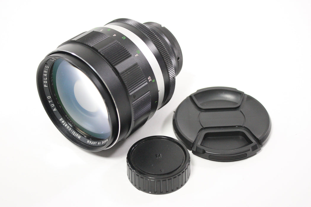 Polaris 135mm f/1.8 Multi-Coated Auto Lens for M42 Mount with Adapter to Nikon