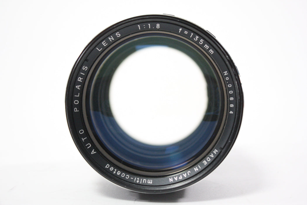Polaris 135mm f/1.8 Multi-Coated Auto Lens for M42 Mount with Adapter to Nikon