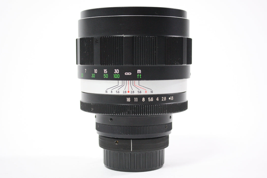 Polaris 135mm f/1.8 Multi-Coated Auto Lens for M42 Mount with Adapter to Nikon