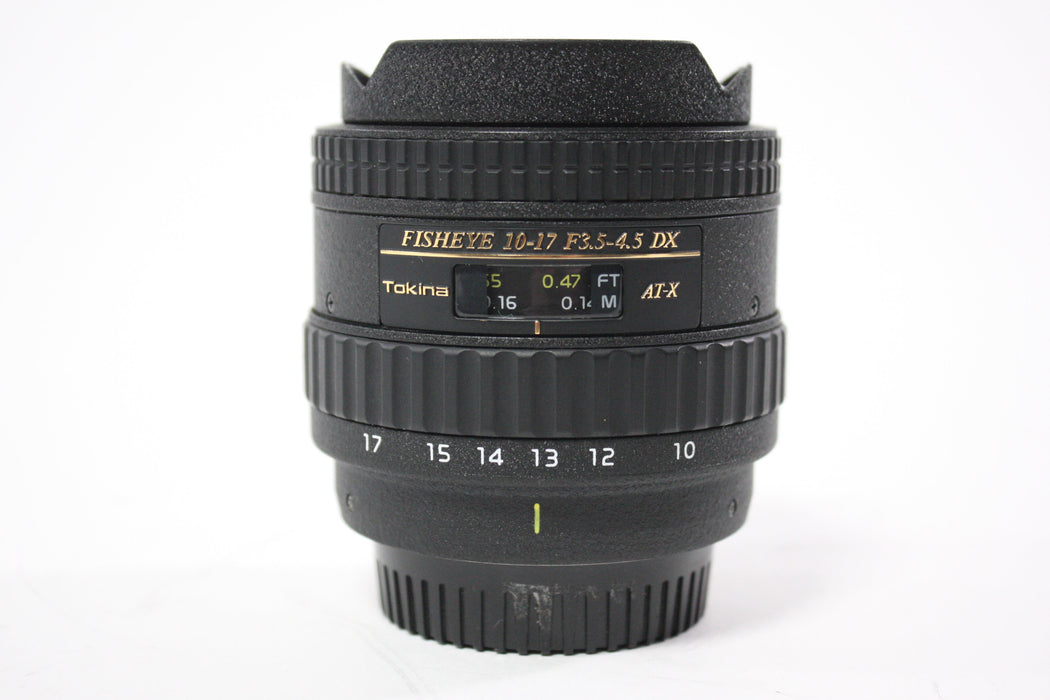 Tokina 10-17mm f/3.5-4.5 DX AT-X Fisheye Lens for Nikon F Mount