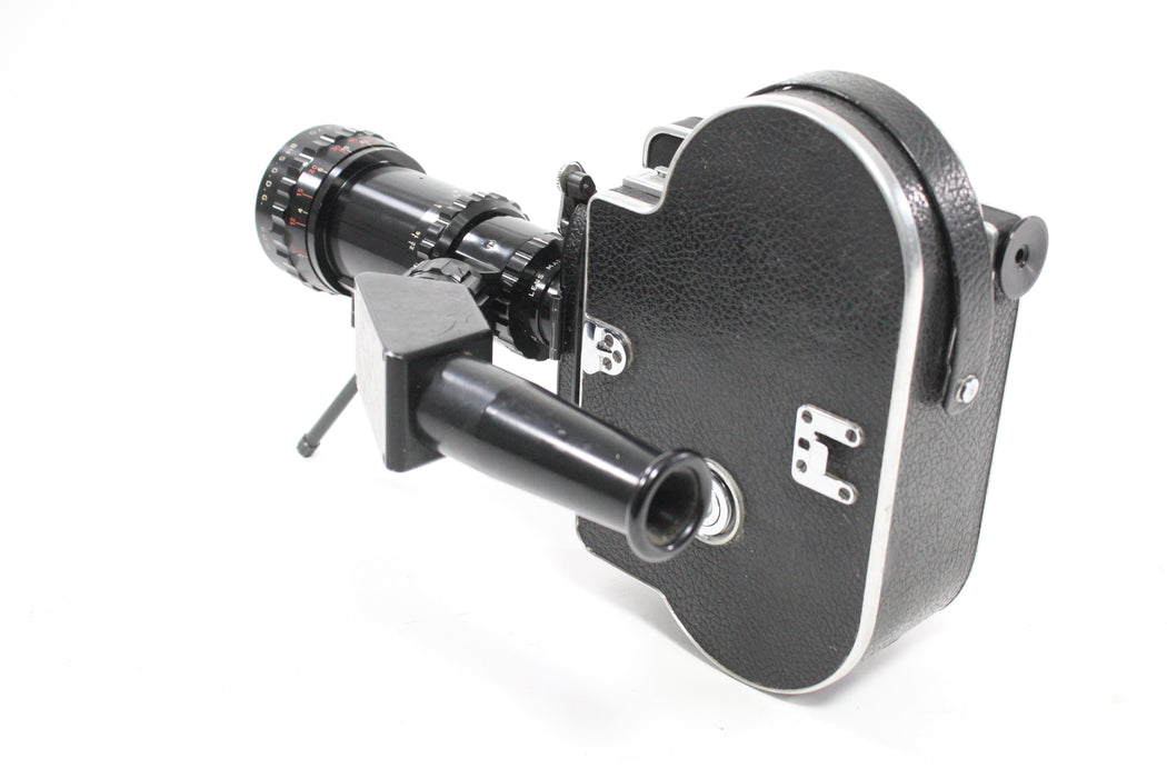 Bolex H16 Reflex 16mm Movie Camera with SOM Berthiot Pan-Cinor 17.5-70mm f/2.4 Lens