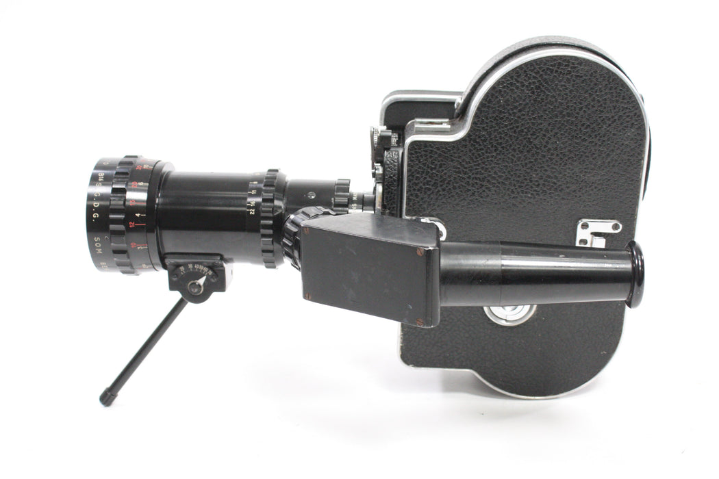 Bolex H16 Reflex 16mm Movie Camera with SOM Berthiot Pan-Cinor 17.5-70mm f/2.4 Lens