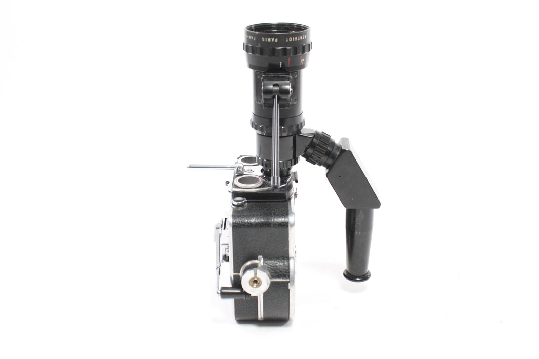 Bolex H16 Reflex 16mm Movie Camera with SOM Berthiot Pan-Cinor 17.5-70mm f/2.4 Lens