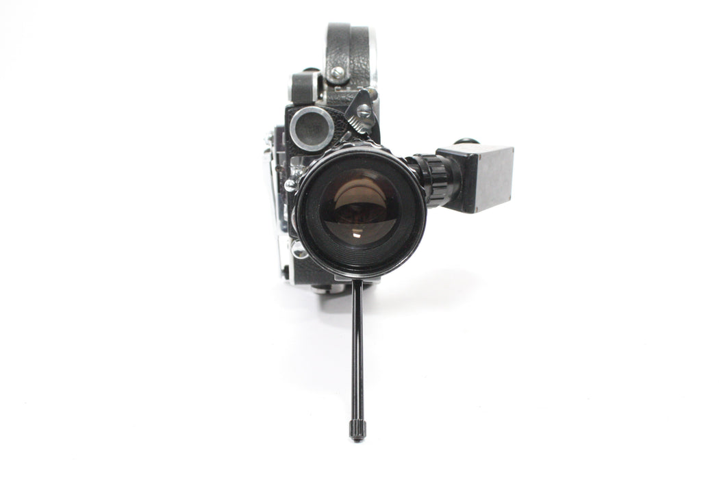 Bolex H16 Reflex 16mm Movie Camera with SOM Berthiot Pan-Cinor 17.5-70mm f/2.4 Lens