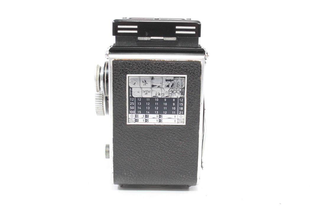 Rolleiflex 2.8 D Medium Format TLR Camera with Schneider-Kreuznach Xenotar 80mm f/2.8 Lens
