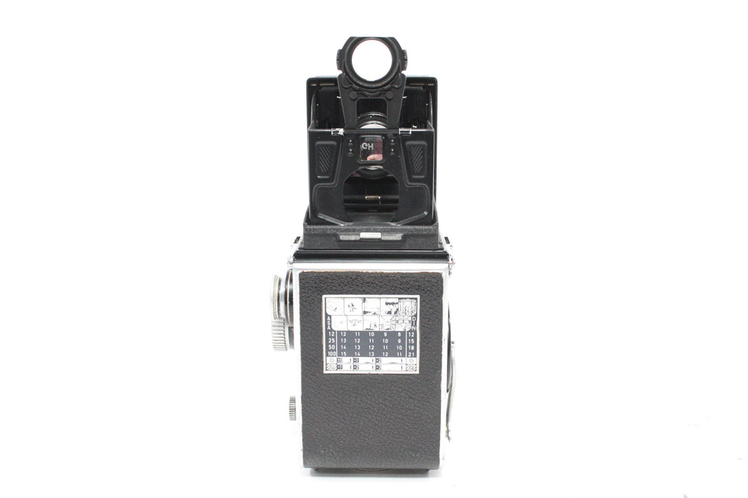 Rolleiflex 2.8 D Medium Format TLR Camera with Schneider-Kreuznach Xenotar 80mm f/2.8 Lens