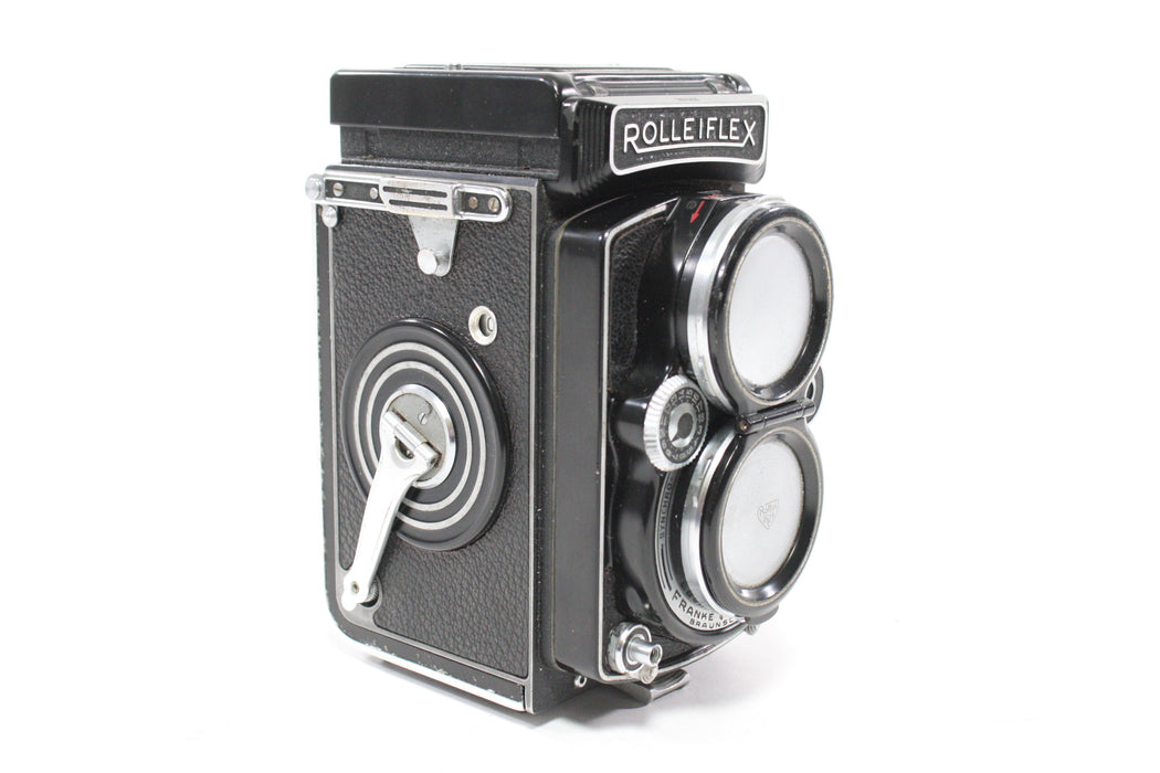 Rolleiflex 2.8 D Medium Format TLR Camera with Schneider-Kreuznach Xenotar 80mm f/2.8 Lens