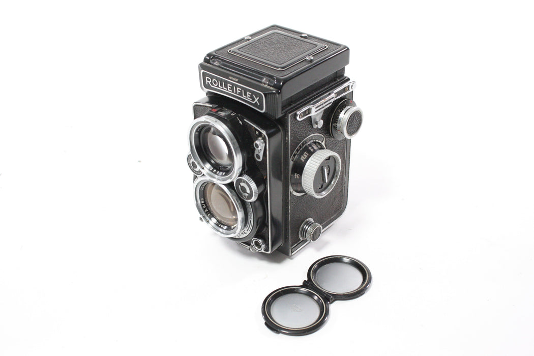 Rolleiflex 2.8 D Medium Format TLR Camera with Schneider-Kreuznach Xenotar 80mm f/2.8 Lens