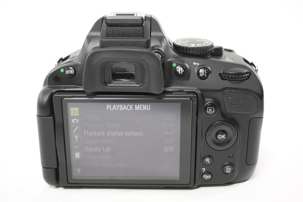 Nikon D5100 DSLR Camera with 18-55mm f/3.5-5.6G VR AF-S Nikkor Lens with Shutter Count 2,380
