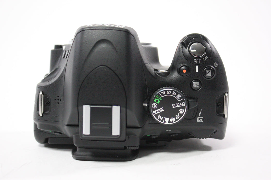 Nikon D5100 DSLR Camera with 18-55mm f/3.5-5.6G VR AF-S Nikkor Lens with Shutter Count 2,380