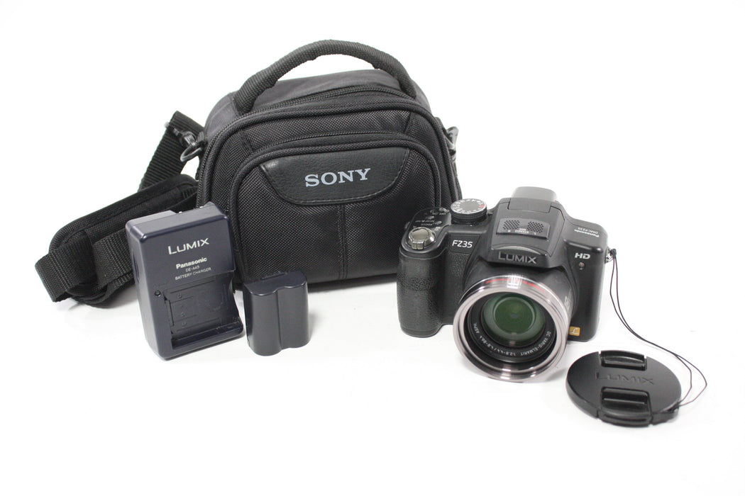 Panasonic Lumix DMC-FZ35 Digital Point and Shoot Camera 18x Zoom 12mp