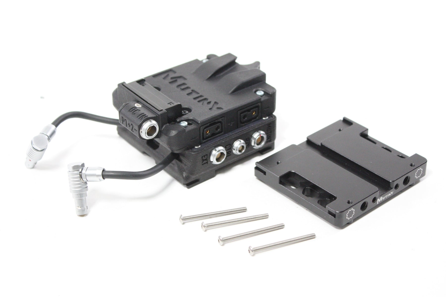 Mutiny IO for Red Komodo V Mount Battery Adapter