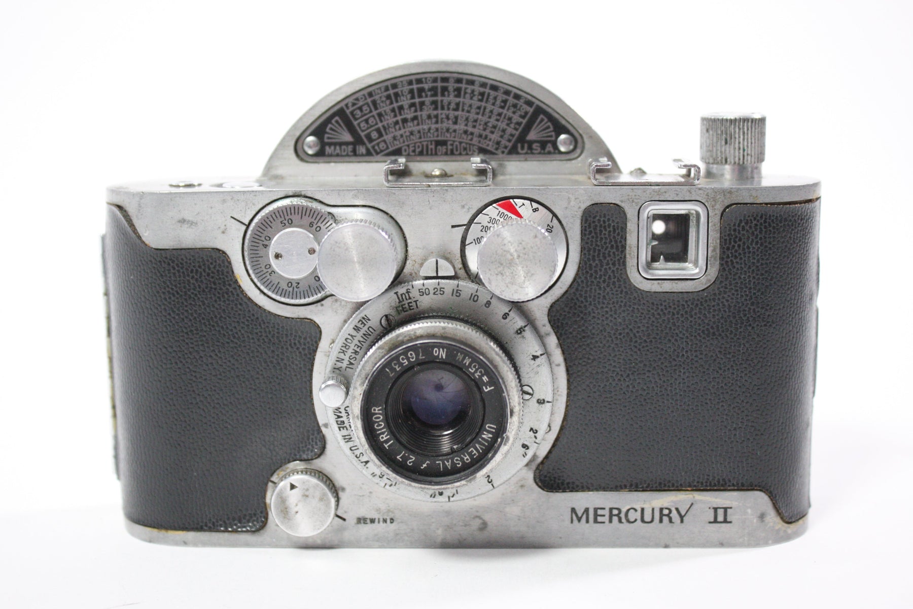 Universal Mercury II Model CX 35mm Viewfinder Camera