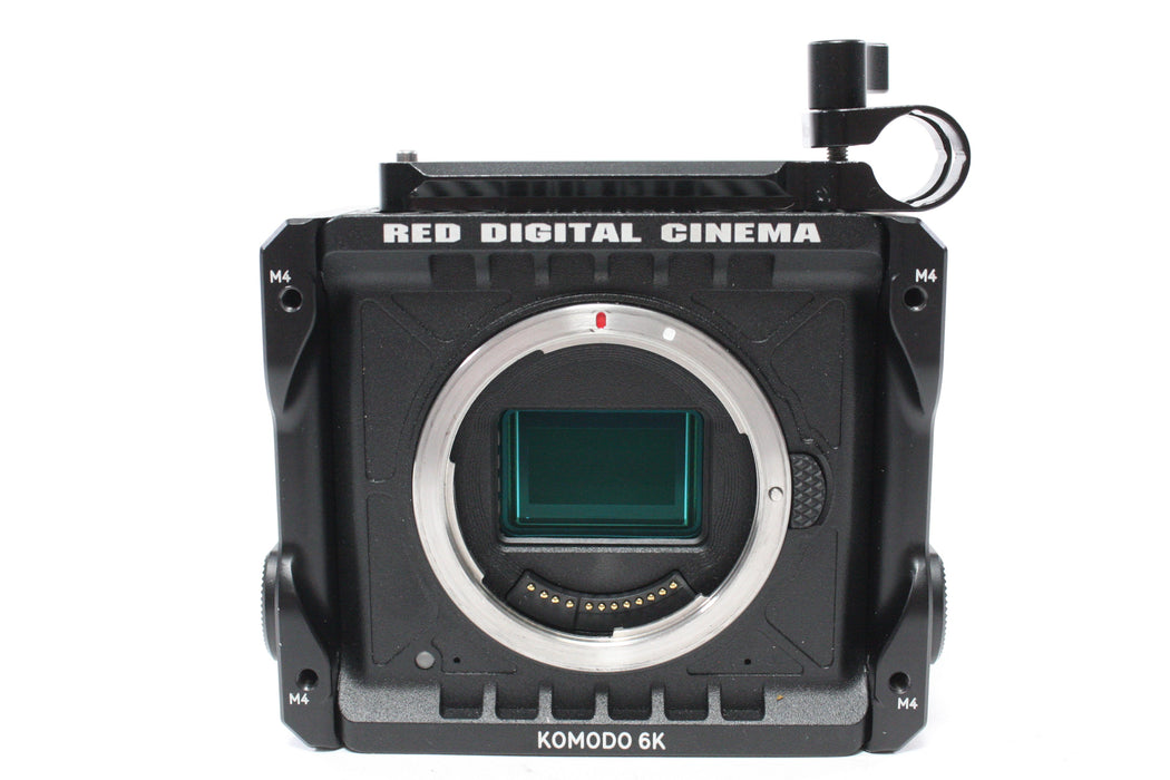 Red Komodo 6K Digital Cinema Camera with 64.9 Hours with GDU Quantum Baseplate and Apache 5800 Case