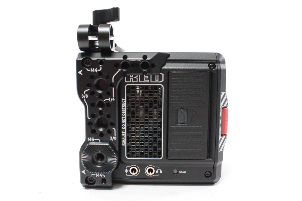 Red Komodo 6K Digital Cinema Camera with 64.9 Hours with GDU Quantum Baseplate and Apache 5800 Case