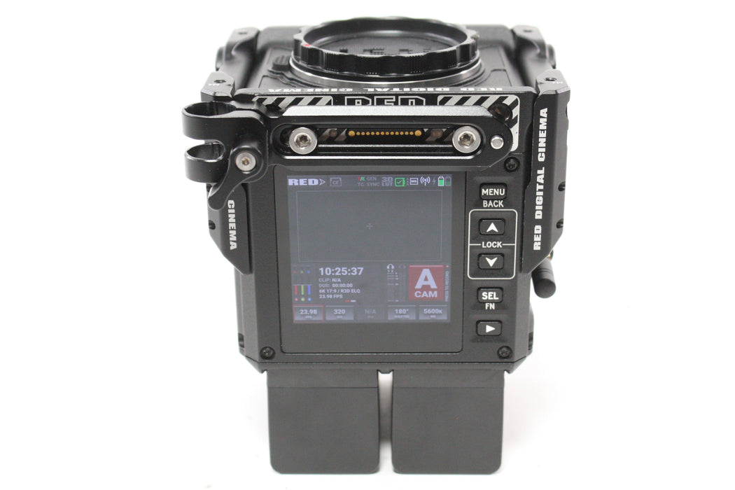 Red Komodo 6K Digital Cinema Camera with 64.9 Hours with GDU Quantum Baseplate and Apache 5800 Case