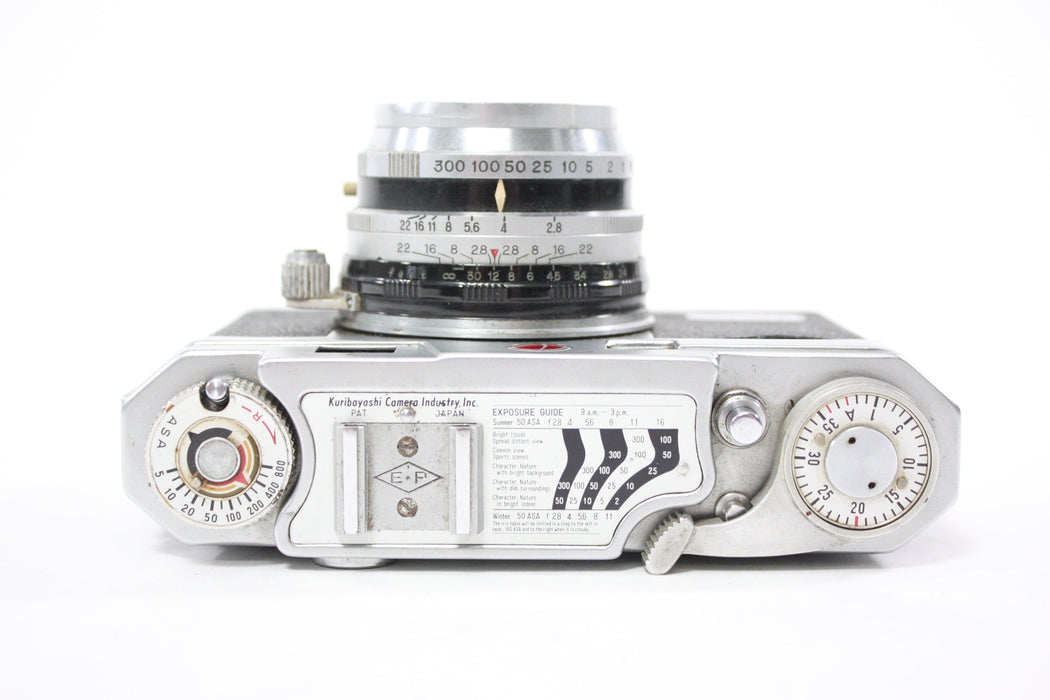 Petri 2.8 Color Corrected Super 35mm Rangefinder Camera (Parts Only)